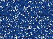 Blue  Terrazzo Vinyl Wrap Pattern