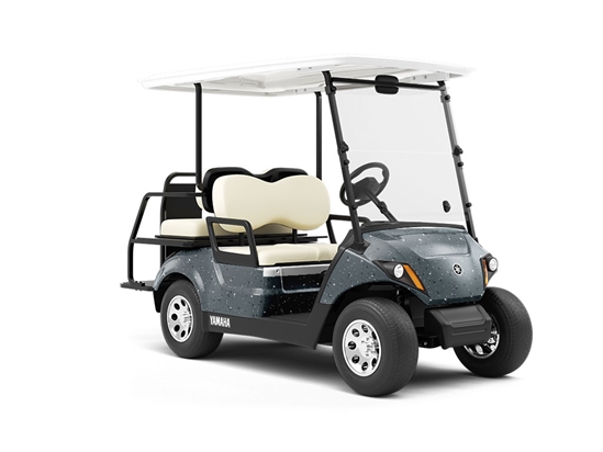 Nero  Terrazzo Wrapped Golf Cart