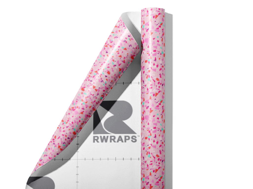 Rosa  Terrazzo Wrap Film Sheets