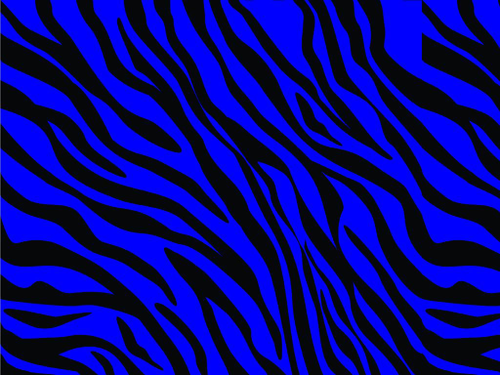 Rwraps™ Tiger Print Vinyl Wrap Film - Blue