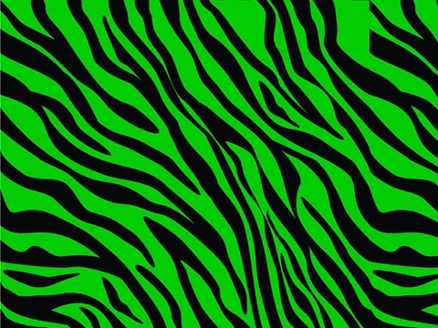 Rwraps™ Tiger Print Vinyl Wrap Film - Green