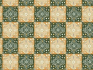 Gladiolus Tile Vinyl Wrap Pattern