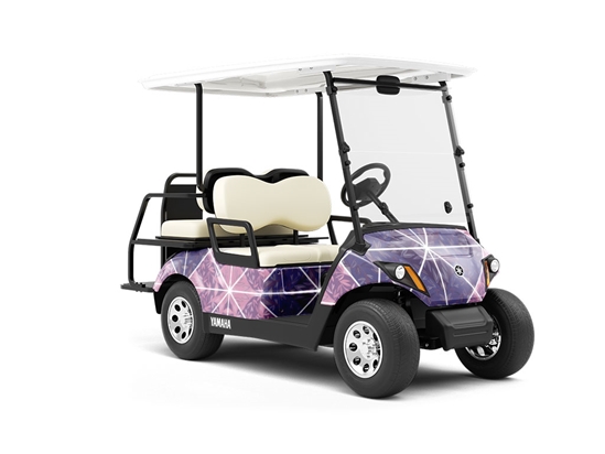 Hyacinth Tile Wrapped Golf Cart