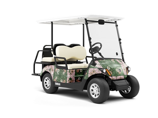 Lady's Mantle Tile Wrapped Golf Cart