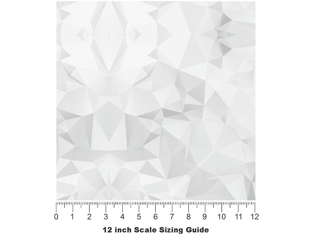 Pure Ice Tile Vinyl Film Pattern Size 12 inch Scale