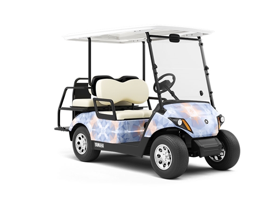 Splashing Puddle Tile Wrapped Golf Cart