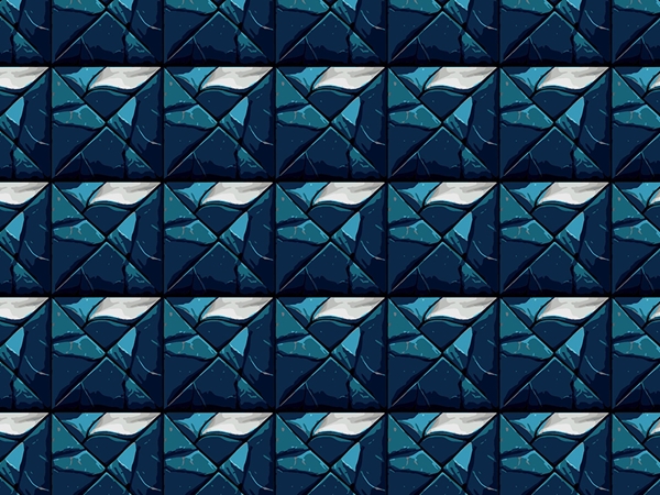 Blue Square Tile Vinyl Wrap Pattern