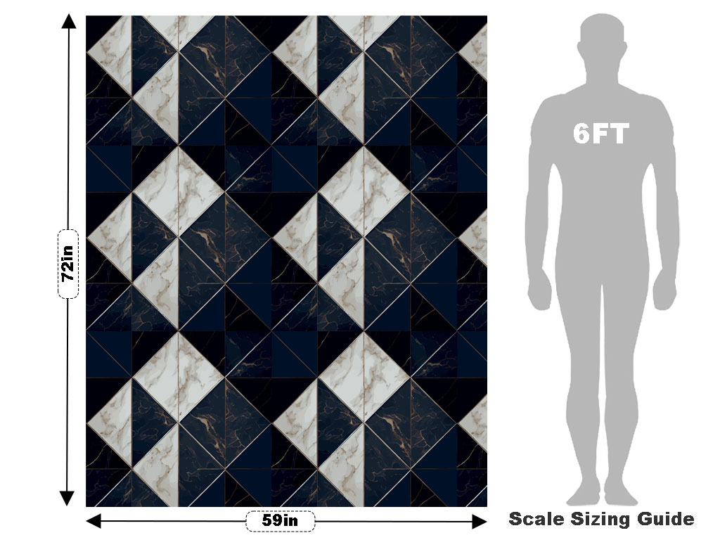 Dark Reflection Tile Vehicle Wrap Scale