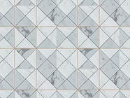 Grey Diamonds Tile Vinyl Wrap Pattern