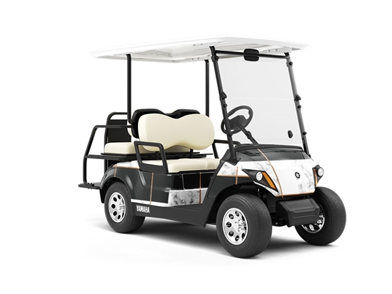 Perfect Combination Tile Wrapped Golf Cart