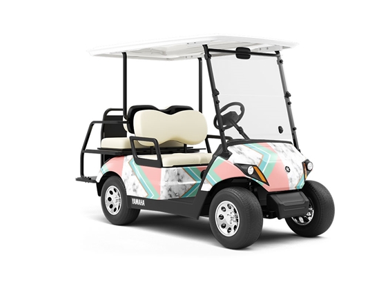 Western Facing Tile Wrapped Golf Cart