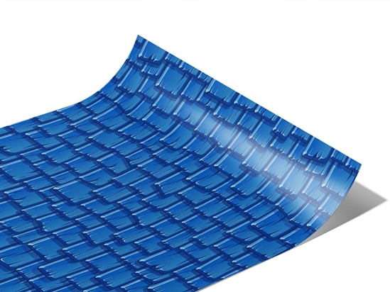 Blue Shake Tile Vinyl Wraps