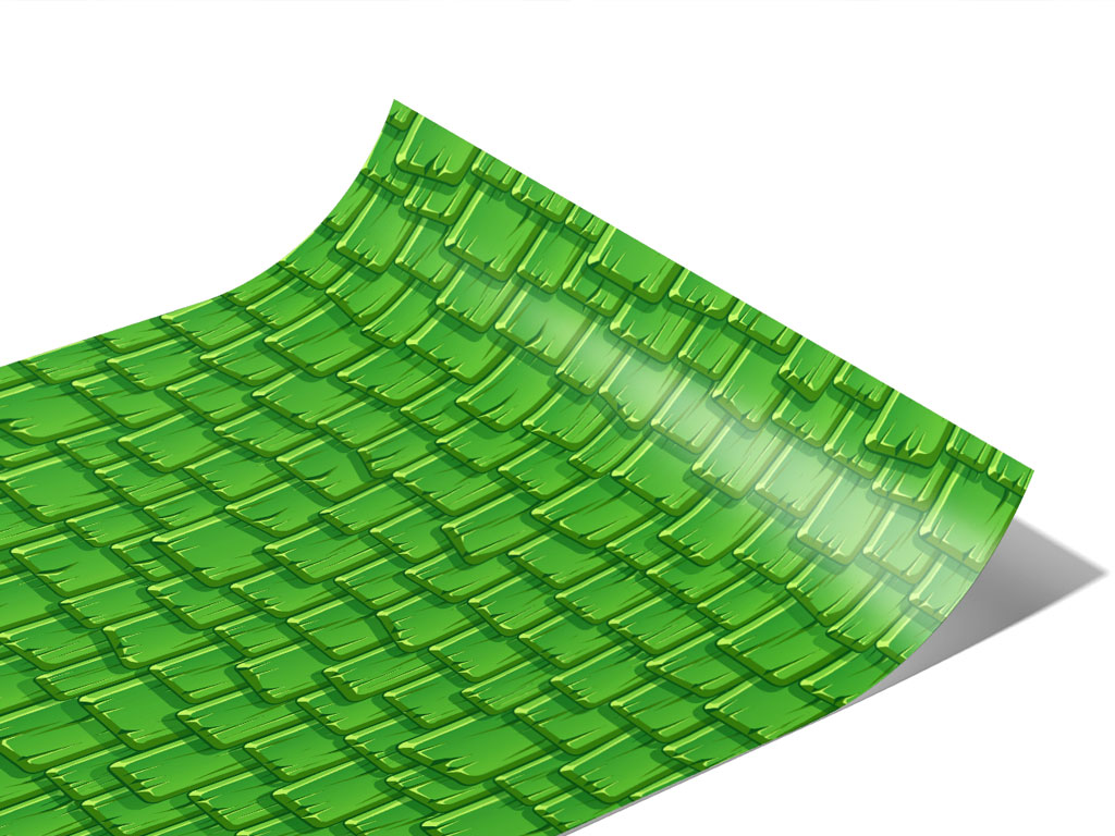 Green Shake Tile Vinyl Wraps