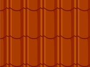 Orange Lipped Tile Vinyl Wrap Pattern