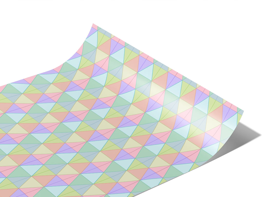 Rainbow Triangles Tile Vinyl Wraps