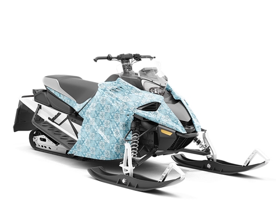 Ice Skating Tile Custom Wrapped Snowmobile