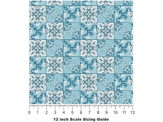 Ice Skating Tile Vinyl Film Pattern Size 12 inch Scale