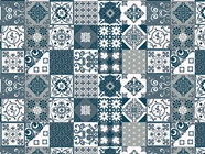 Winter Tile Vinyl Wrap Pattern