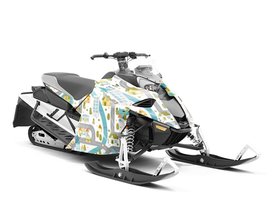 Local Roads Toy Room Custom Wrapped Snowmobile