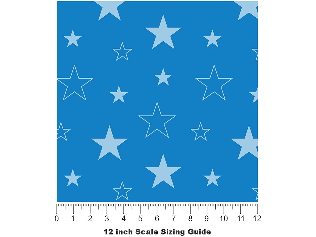 Starry Skies Toy Room Vinyl Film Pattern Size 12 inch Scale