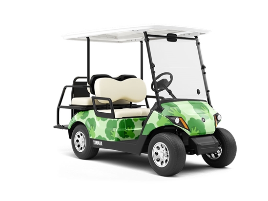 Green Sun King Vegetable Wrapped Golf Cart