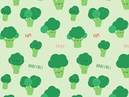 Sweet Greens Vegetable Vinyl Wrap Pattern