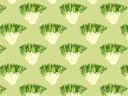 Frizzy Frisee Vegetable Vinyl Wrap Pattern