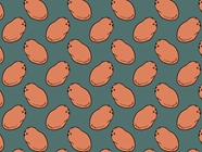 Hungry OHenry Vegetable Vinyl Wrap Pattern