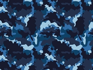 Deep Sea Camouflage Water Vinyl Wrap Pattern