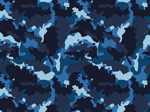 Rwraps™ Water Print Vinyl Wrap Film - Deep Sea Camouflage