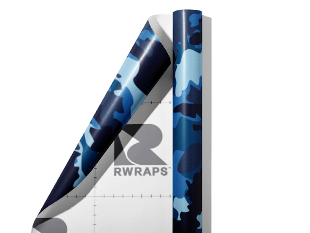 Deep Sea Camouflage Water Wrap Film Sheets