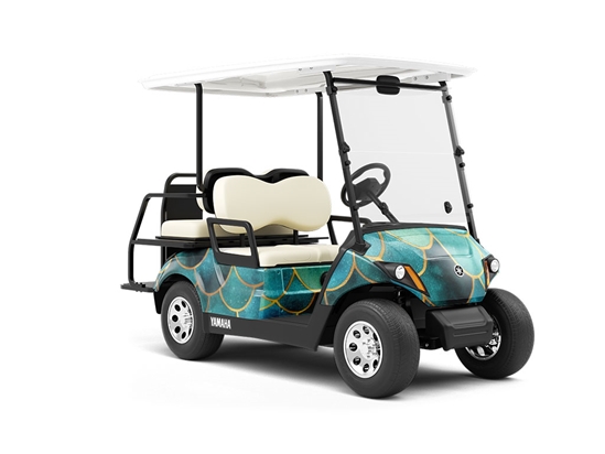 Drop Off Water Wrapped Golf Cart