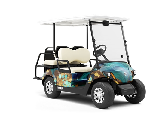 Sandy Stream Water Wrapped Golf Cart