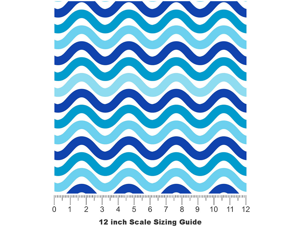 Watery Ripples Water Vinyl Film Pattern Size 12 inch Scale