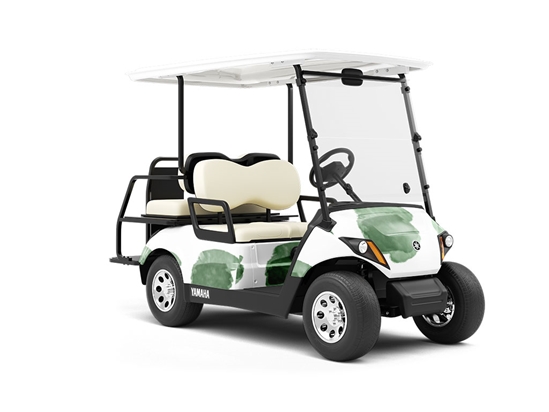 Seeking Oasis Watercolor Wrapped Golf Cart