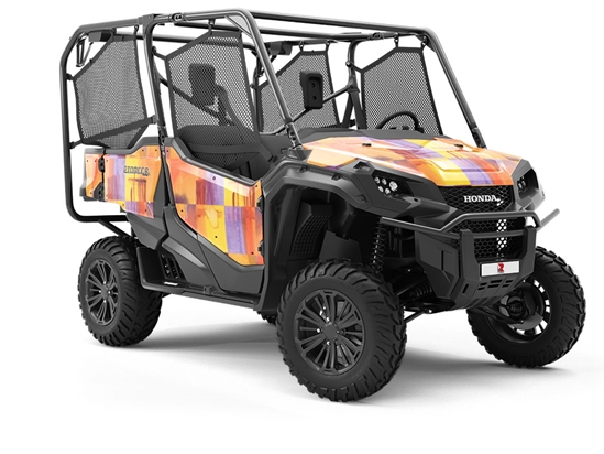 Never Give Up Watercolor Utility Vehicle Vinyl Wrap