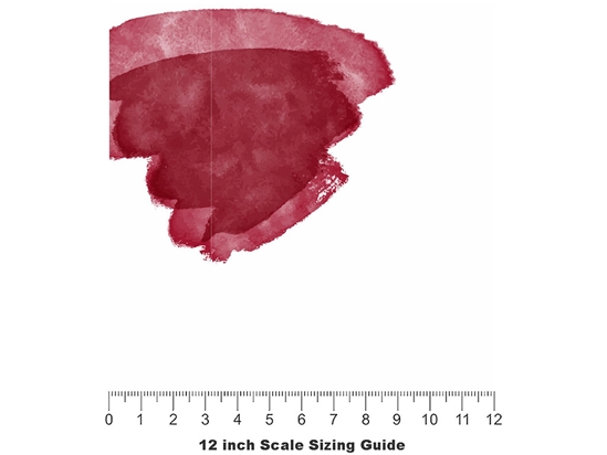 Bleeding Gums Watercolor Vinyl Film Pattern Size 12 inch Scale