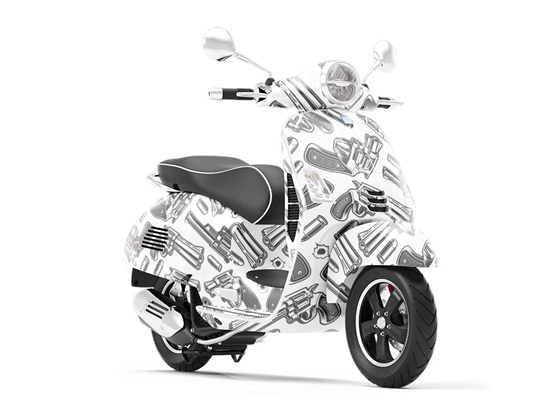 Bang Up Weapon Vespa Scooter Wrap Film