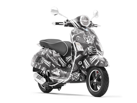 Sharp Shooter Weapon Vespa Scooter Wrap Film