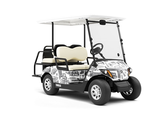The Calvary Weapon Wrapped Golf Cart