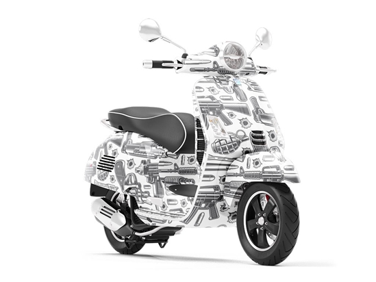 The Calvary Weapon Vespa Scooter Wrap Film