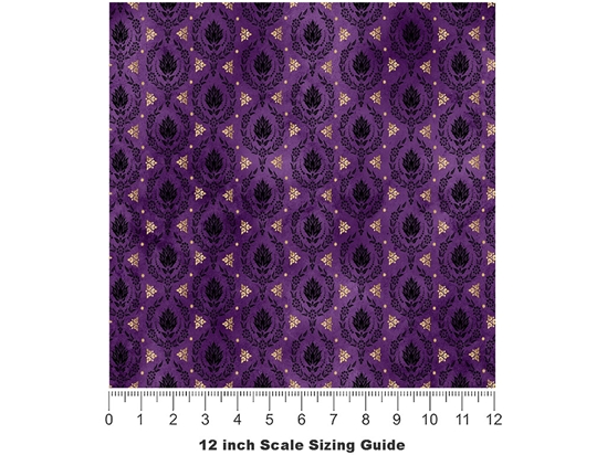 Gothic Evening Witch Vinyl Film Pattern Size 12 inch Scale