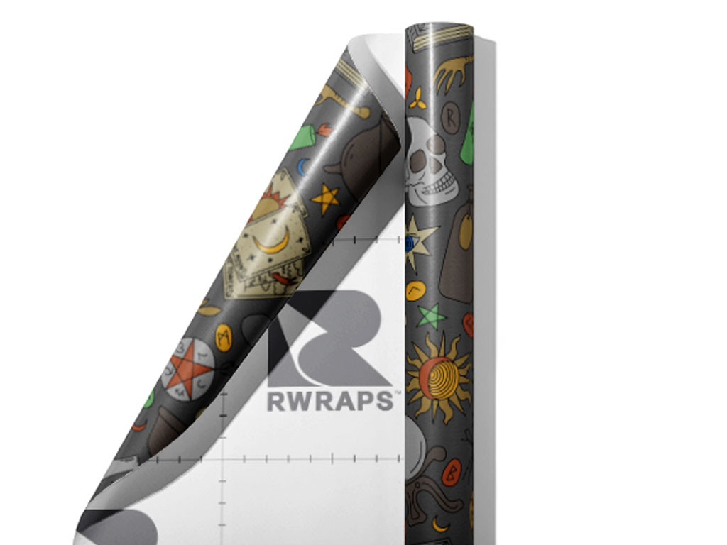 Gray Snails Witch Wrap Film Sheets