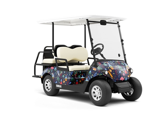 Magical Ingredients Witch Wrapped Golf Cart