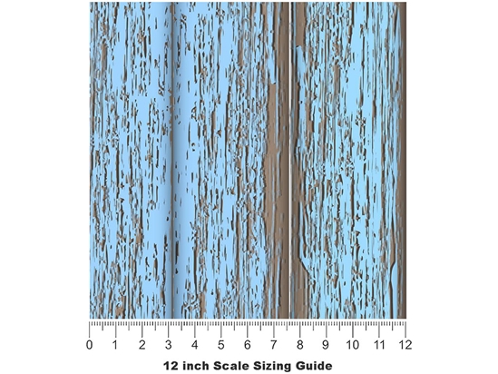 Distressed Powder Wood Plank Vinyl Film Pattern Size 12 inch Scale