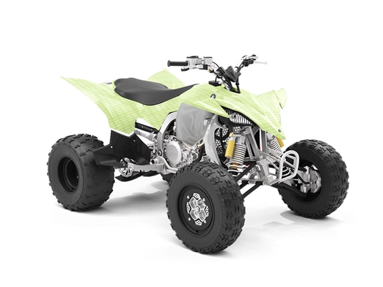 Lime  Wood Plank ATV Wrapping Vinyl
