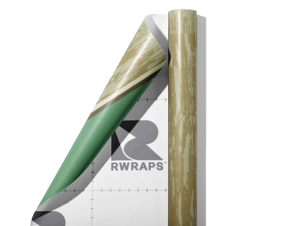 Moss Gradient Wood Plank Wrap Film Sheets