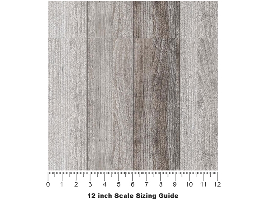 Gradient  Wood Plank Vinyl Film Pattern Size 12 inch Scale