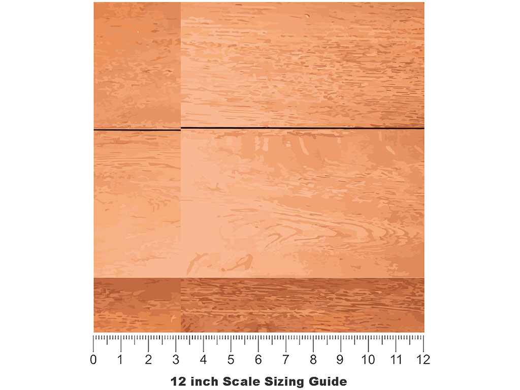 Gunstock  Wood Plank Vinyl Film Pattern Size 12 inch Scale