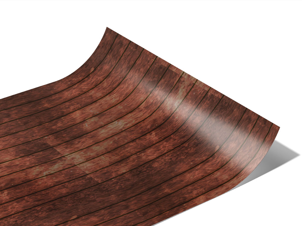 American Walnut Wood Plank Vinyl Wraps